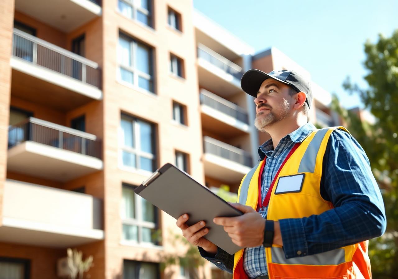 Inspection d'un immeuble résidentiel au Québec